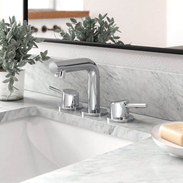 Concetto™ Mid Arc Widespread Bathroom Faucet With Drain Assembly 